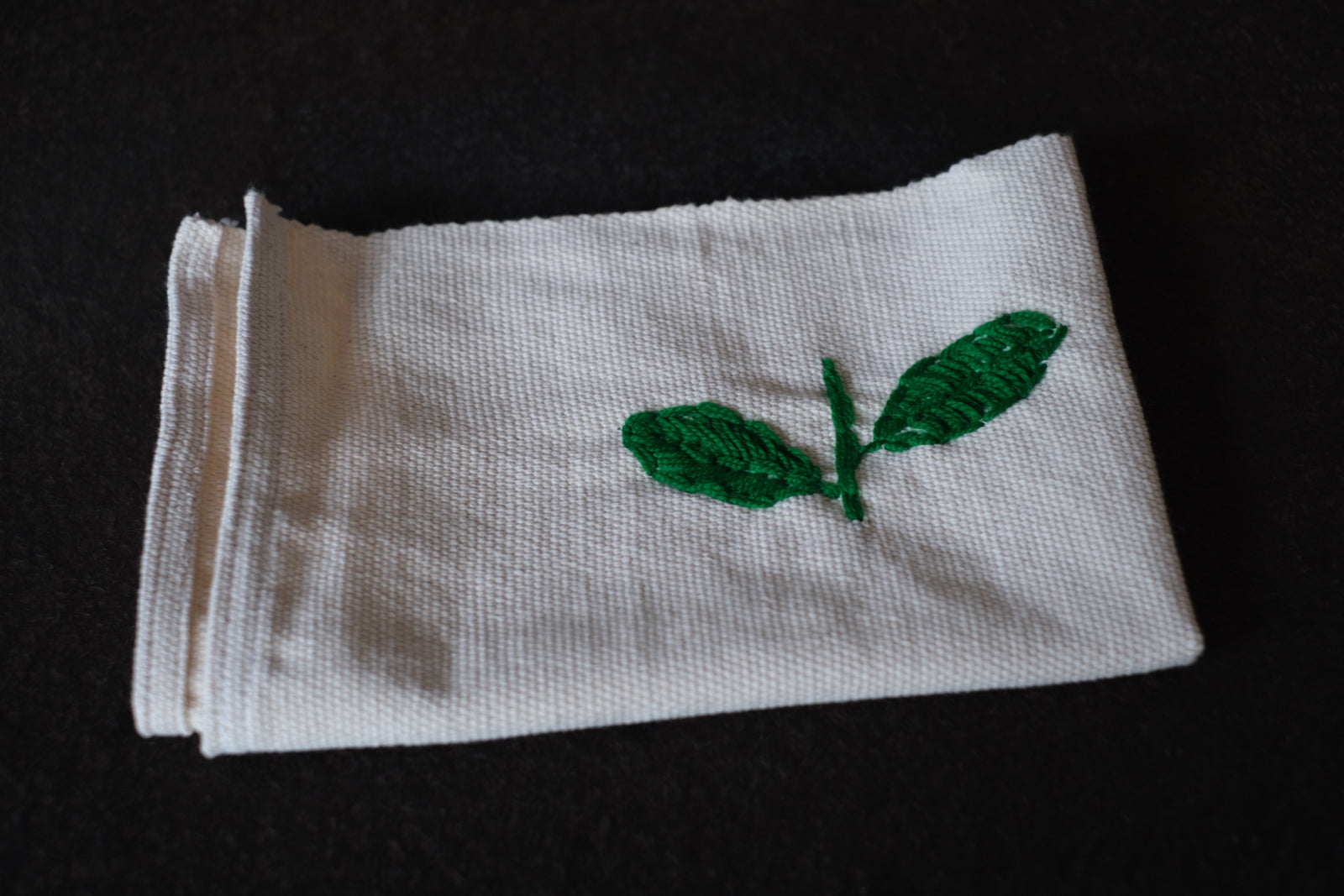 White cotton tea cloth