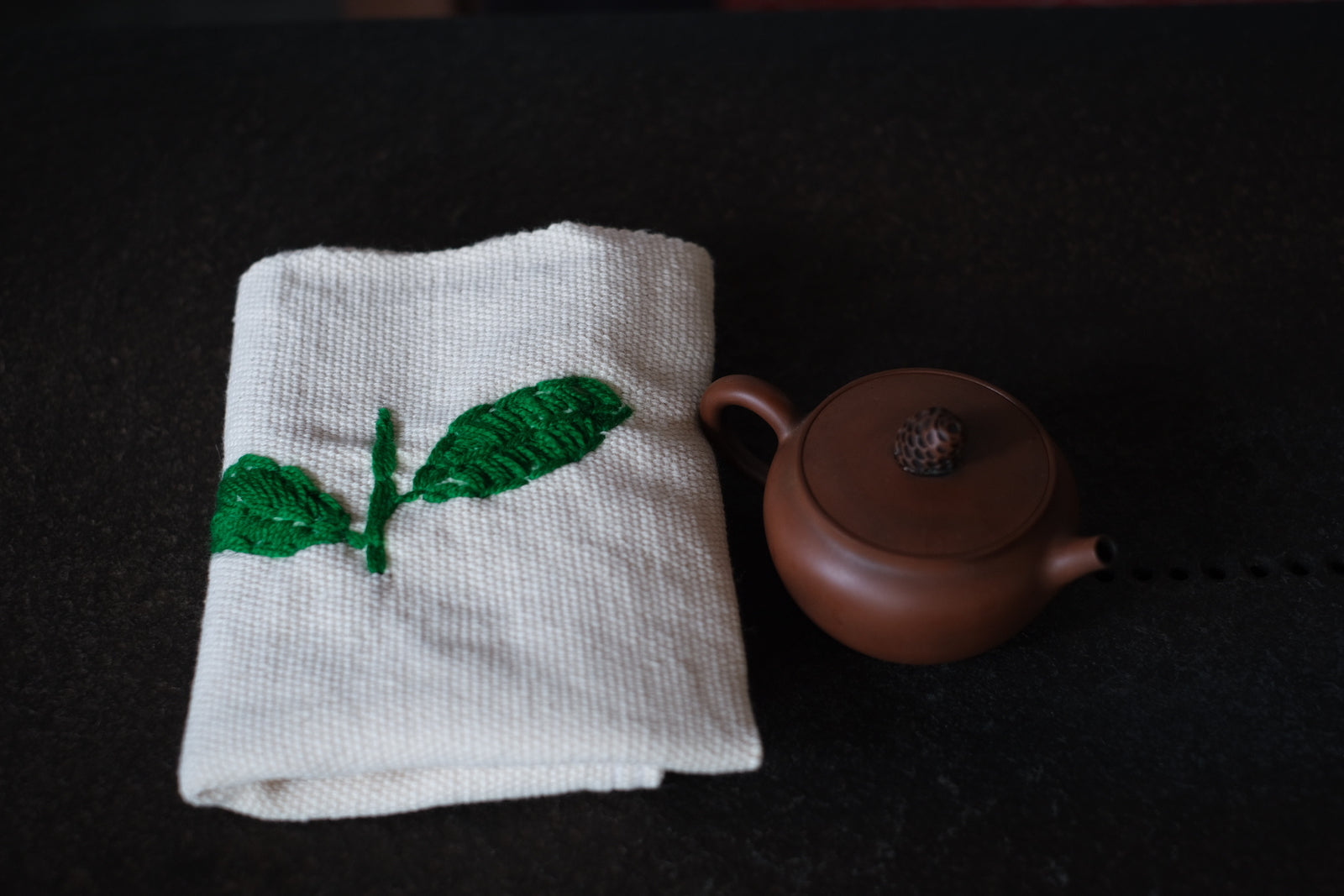 White cotton tea cloth